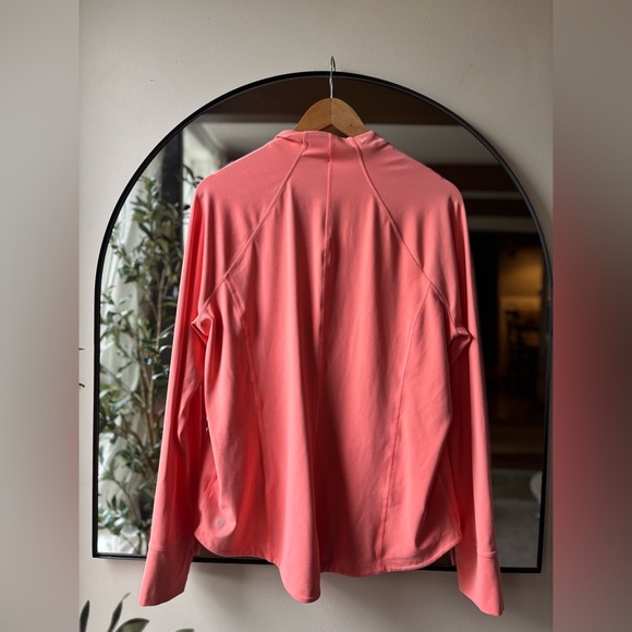 ATHLETA | coral active wear zip up | size 1x - Picture 4 of 6